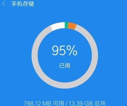 手机剩余存储空间_手机还剩3g存储空间就不足了_手机还有3个g空间不足